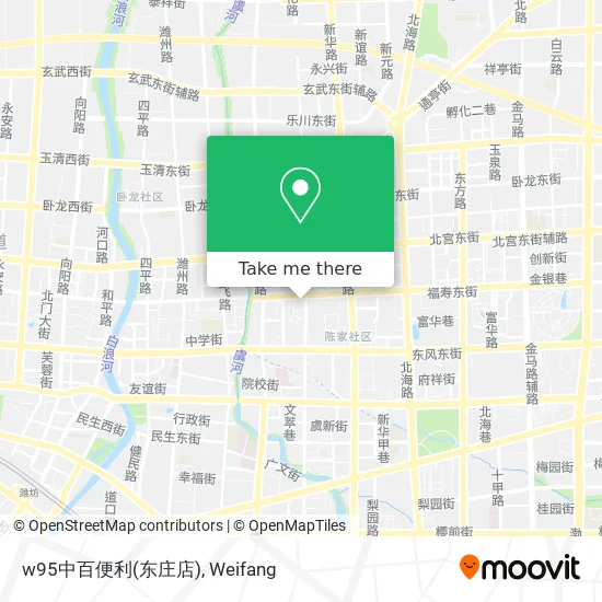 w95中百便利(东庄店) map