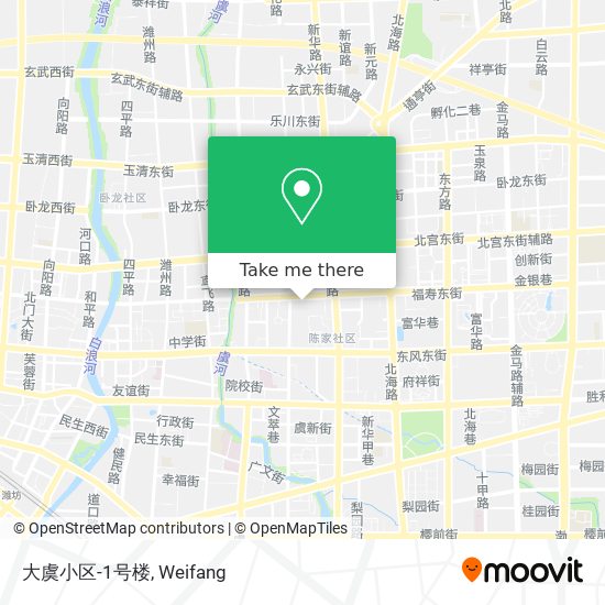 大虞小区-1号楼 map