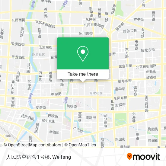 人民防空宿舍1号楼 map