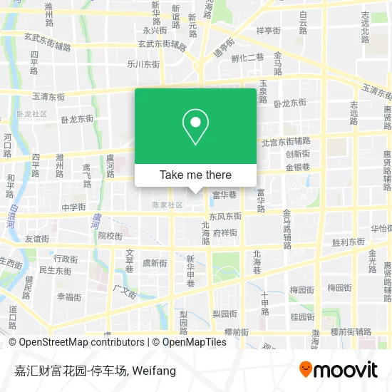 嘉汇财富花园-停车场 map