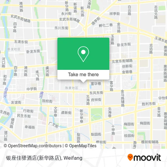 银座佳驿酒店(新华路店) map