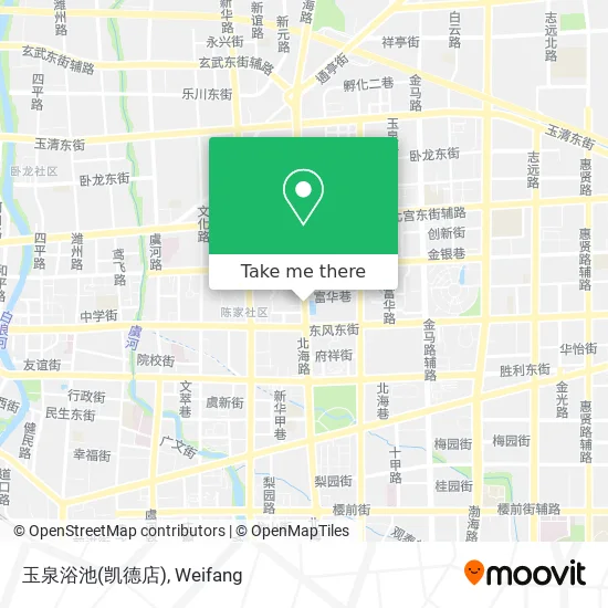 玉泉浴池(凯德店) map
