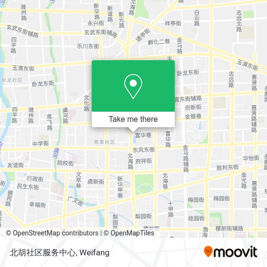 北胡社区服务中心 map