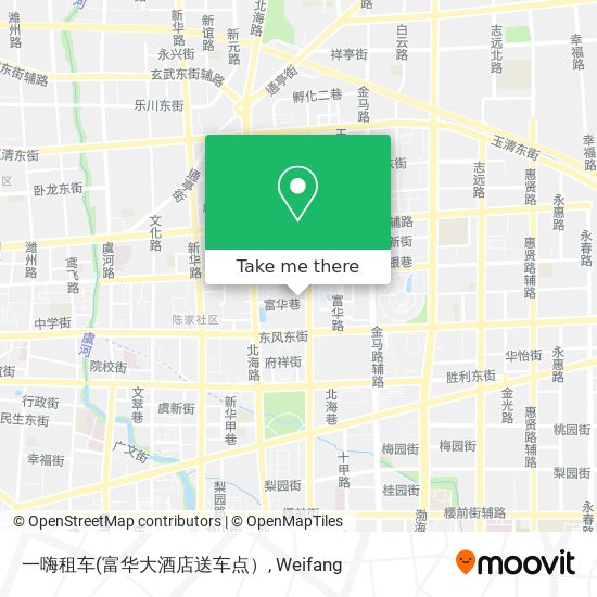 一嗨租车 map