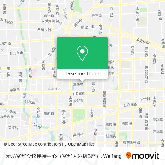 潍坊富华会议接待中心（富华大酒店B座） map