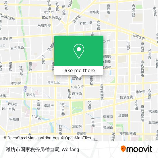 潍坊市国家税务局稽查局 map