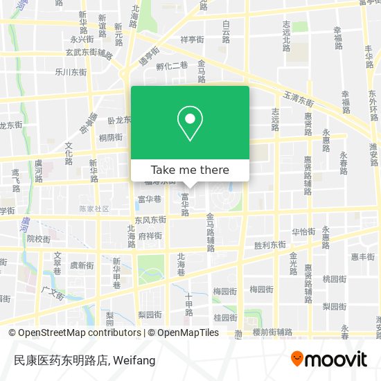 民康医药东明路店 map
