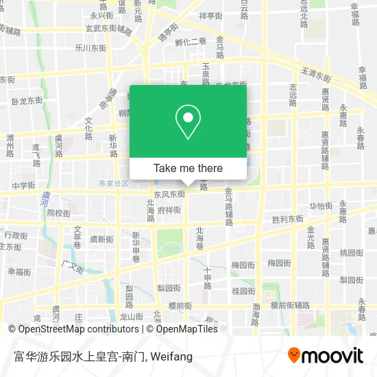富华游乐园水上皇宫-南门 map