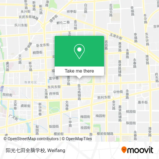 阳光七田全脑学校 map
