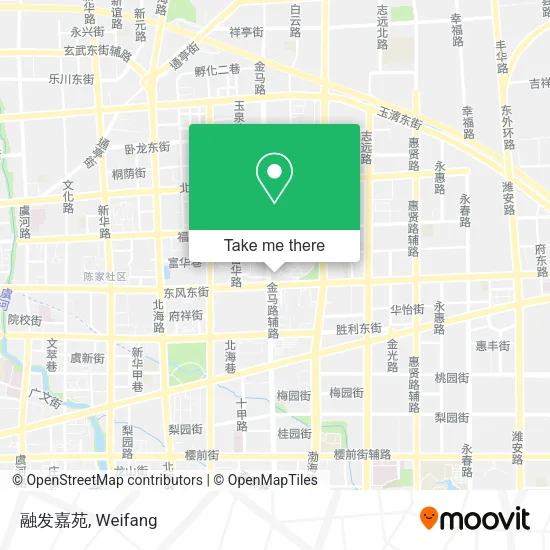 融发嘉苑 map