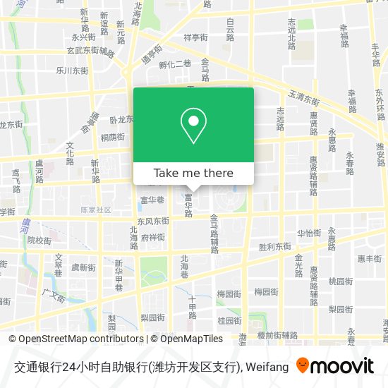 交通银行24小时自助银行(潍坊开发区支行) map