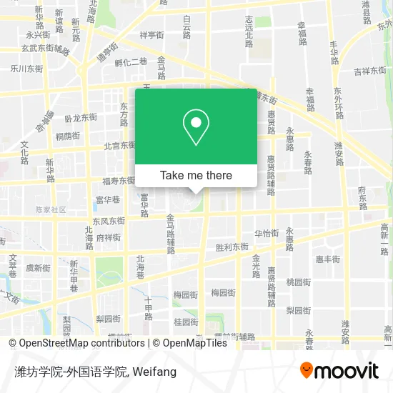 潍坊学院-外国语学院 map
