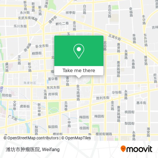 潍坊市肿瘤医院 map