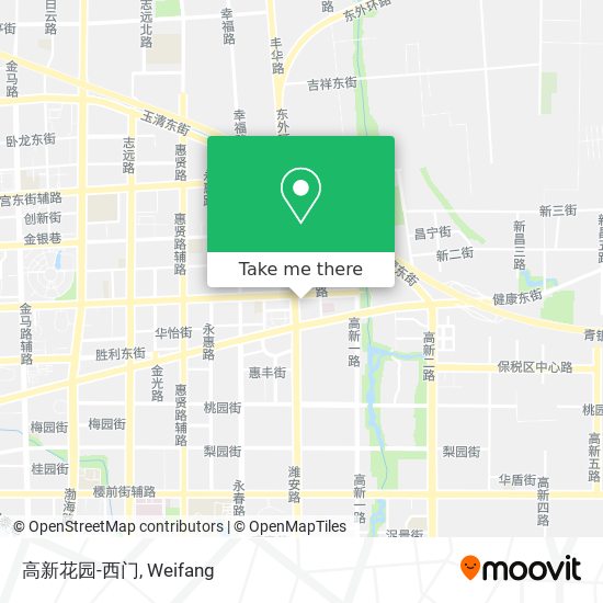 高新花园-西门 map