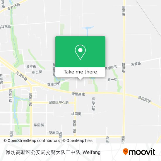 潍坊高新区公安局交警大队二中队 map
