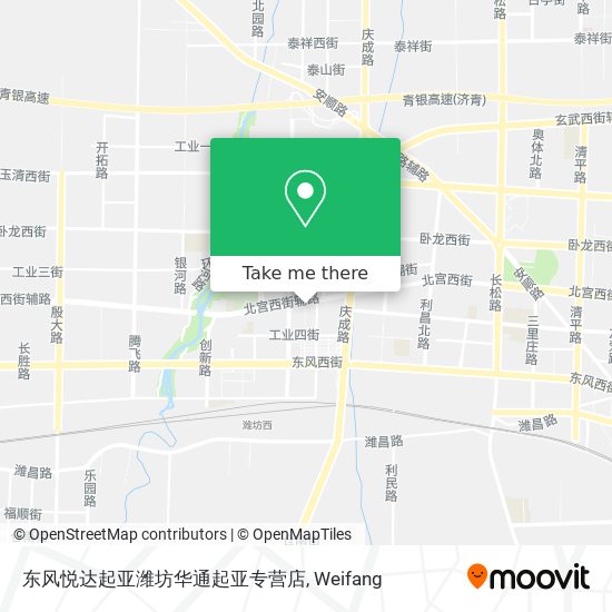 东风悦达起亚潍坊华通起亚专营店 map