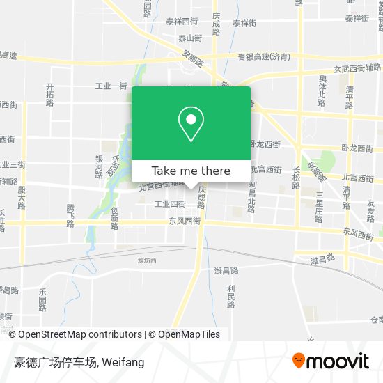 豪德广场停车场 map