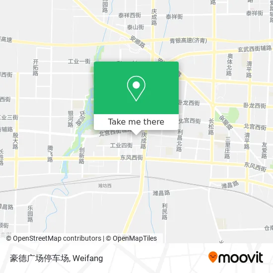 豪德广场停车场 map