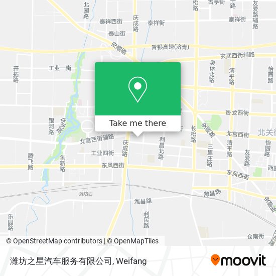 潍坊之星汽车服务有限公司 map
