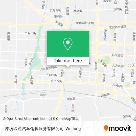 潍坊瑞通汽车销售服务有限公司 map