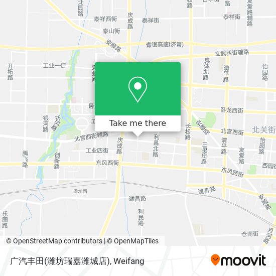 广汽丰田(潍坊瑞嘉潍城店) map