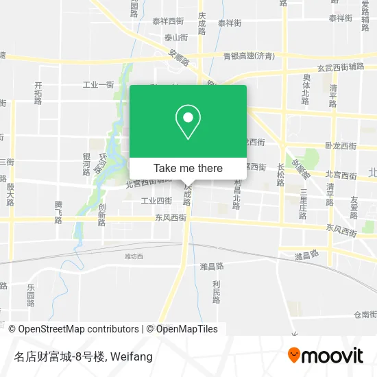名店财富城-8号楼 map