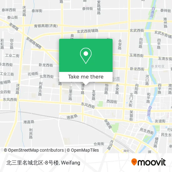 北三里名城北区-8号楼 map