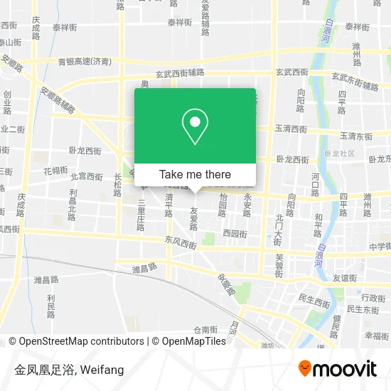 金凤凰足浴 map