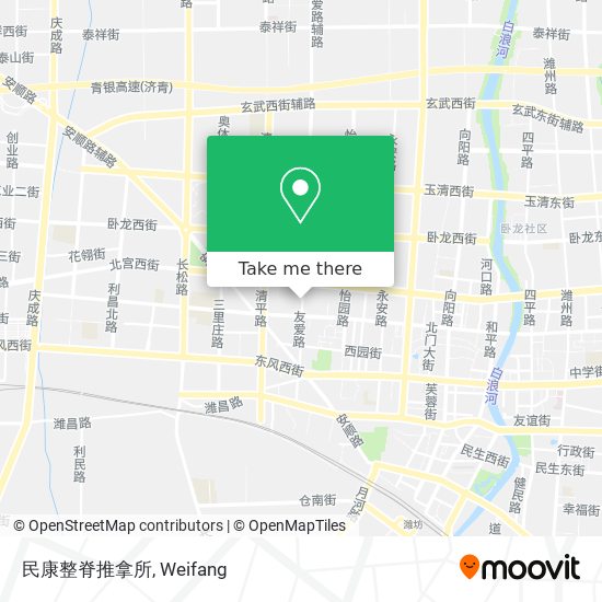 民康整脊推拿所 map
