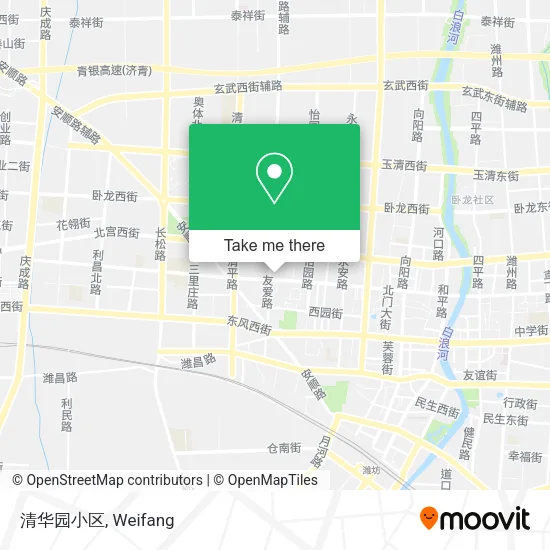 清华园小区 map