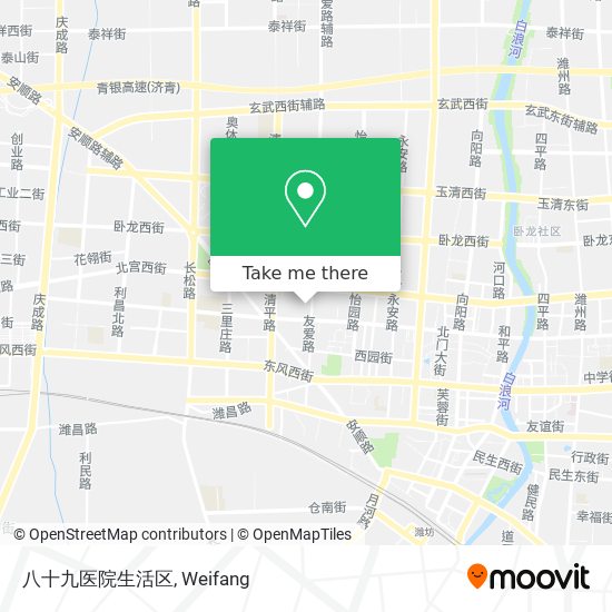 八十九医院生活区 map