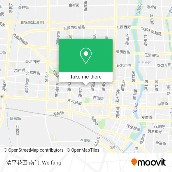 清平花园-南门 map