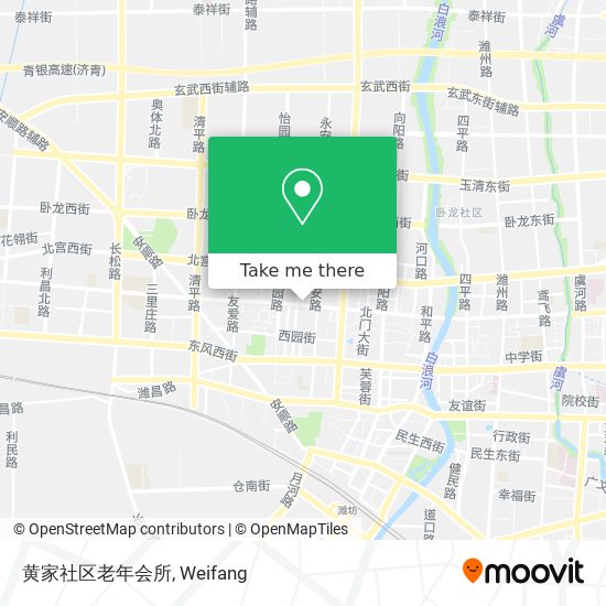 黄家社区老年会所 map