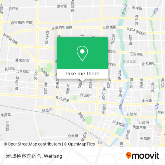 潍城检察院宿舍 map