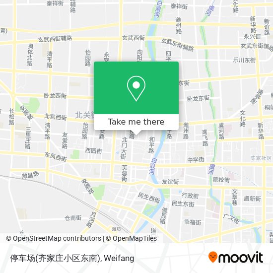 停车场(齐家庄小区东南) map