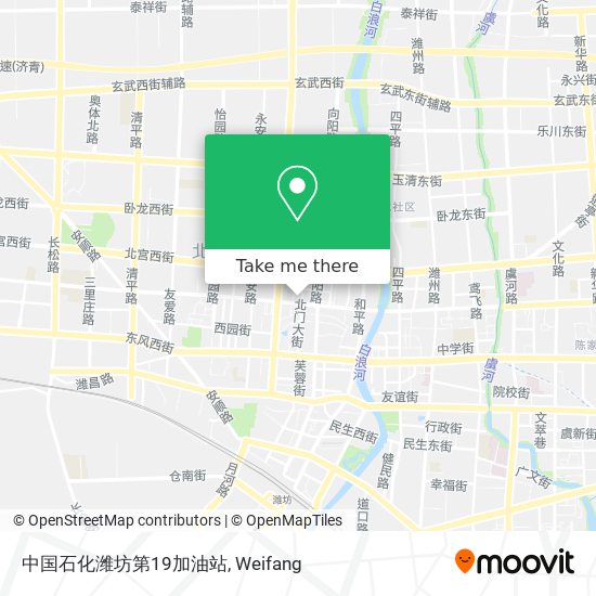中国石化潍坊第19加油站 map