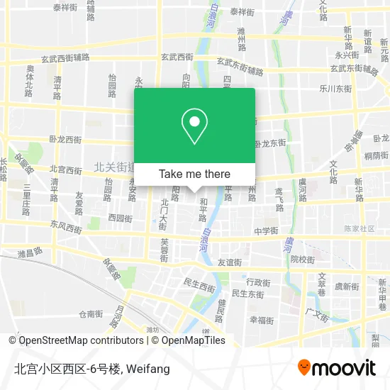 北宫小区西区-6号楼 map