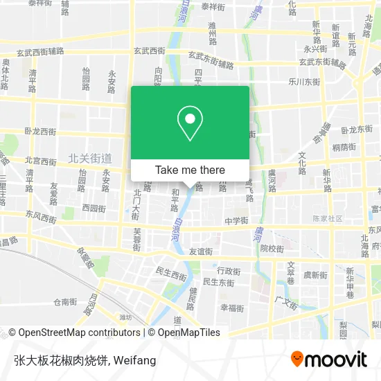 张大板花椒肉烧饼 map
