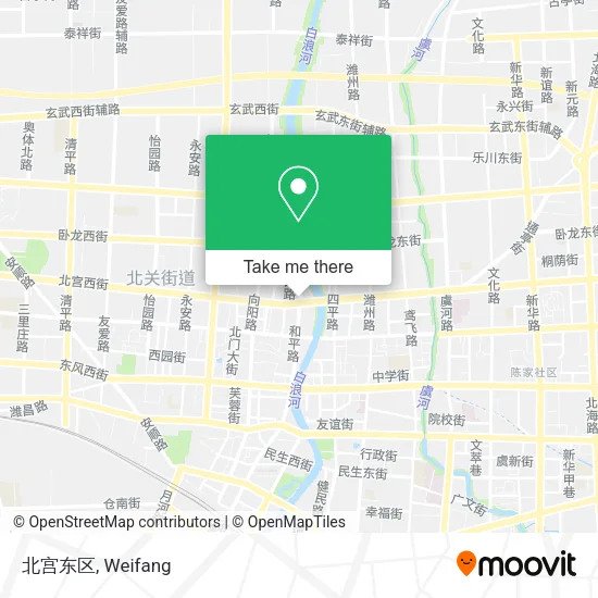 北宫东区 map