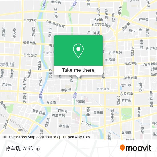 停车场 map