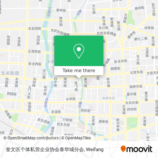 奎文区个体私营企业协会泰华城分会 map