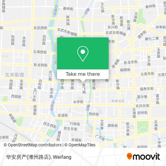 华安房产(潍州路店) map