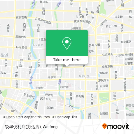 锐华便利店(万达店) map