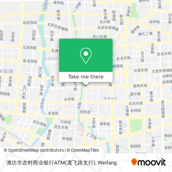 潍坊市农村商业银行ATM(鸢飞路支行) map