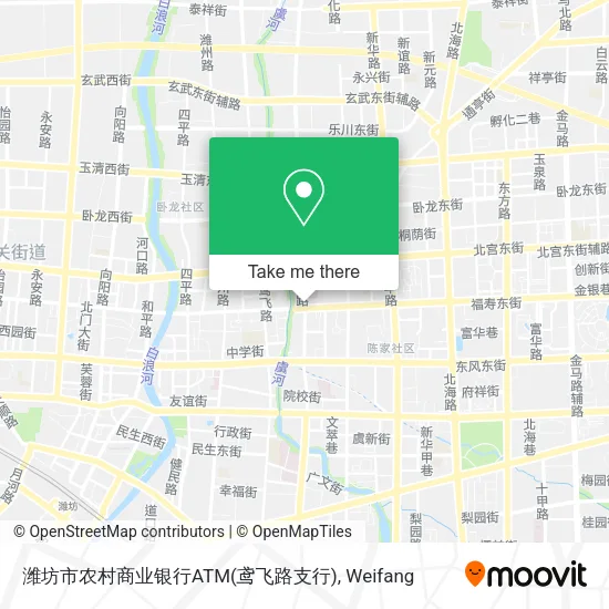 潍坊市农村商业银行ATM(鸢飞路支行) map