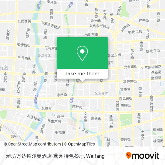 潍坊万达铂尔曼酒店-鸢园特色餐厅 map