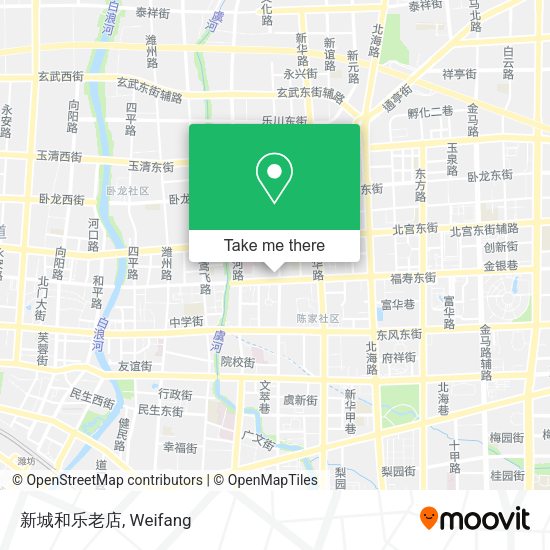新城和乐老店 map