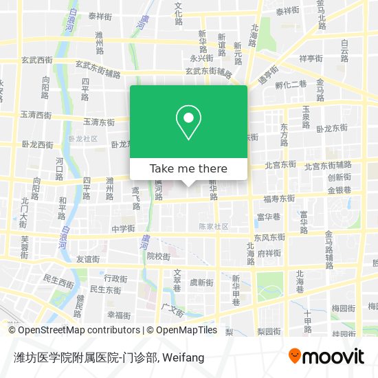 潍坊医学院附属医院-门诊部 map