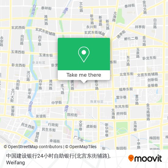 中国建设银行24小时自助银行(北宫东街辅路) map