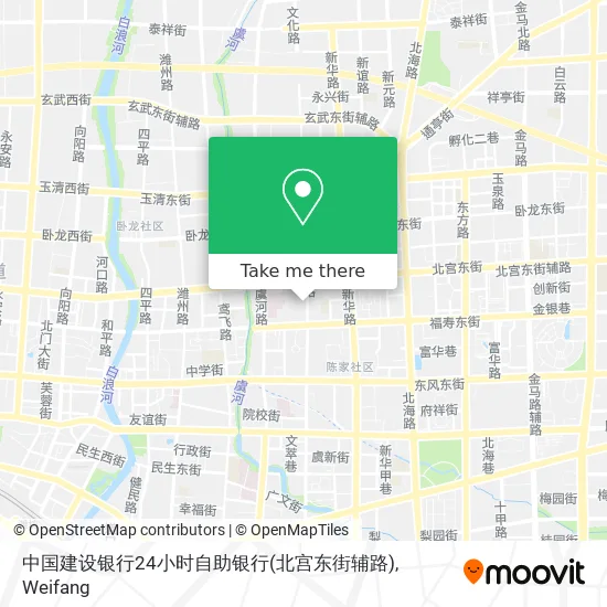 中国建设银行24小时自助银行(北宫东街辅路) map